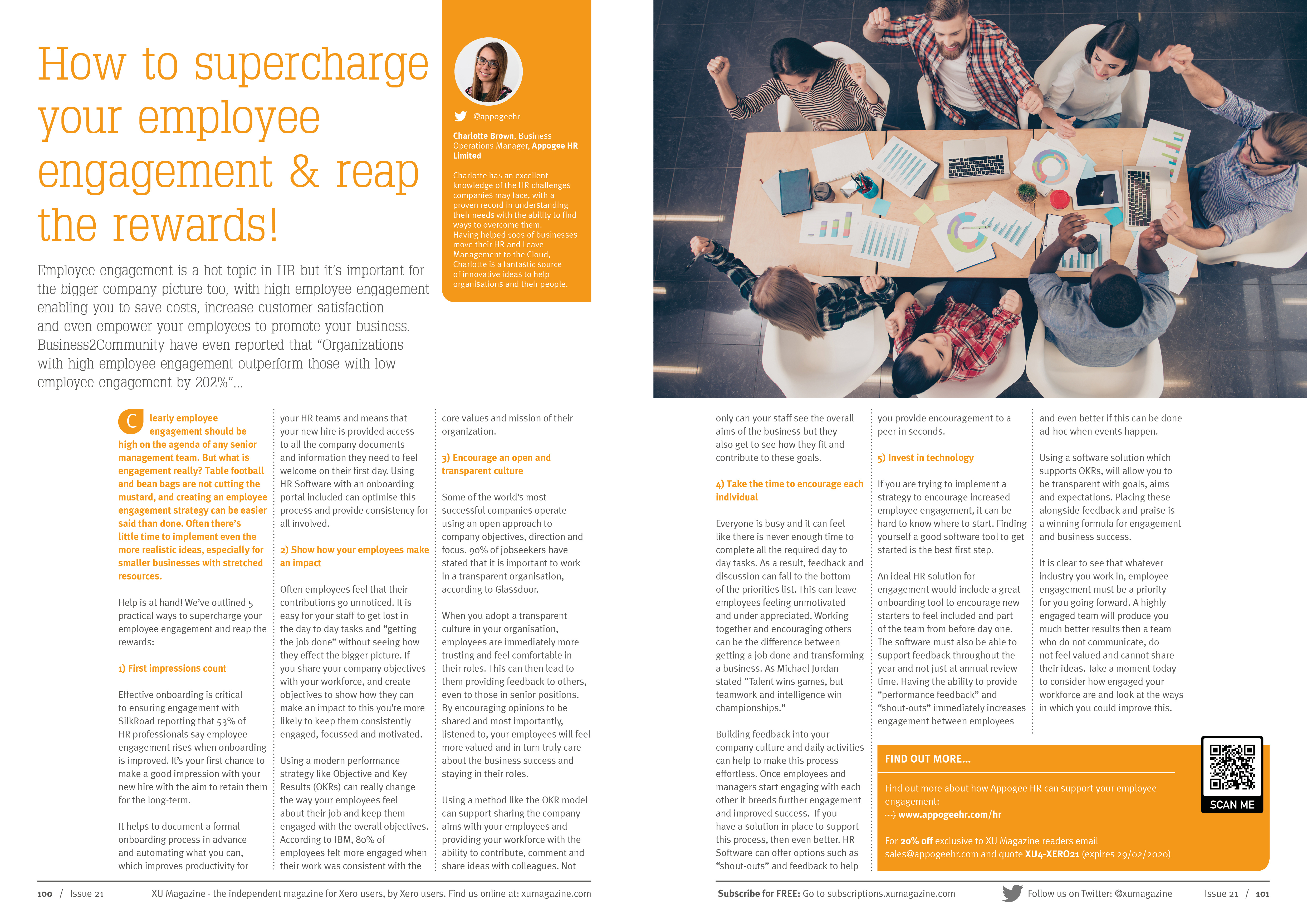 XU Magazine - Issue 21 - Appogee HR